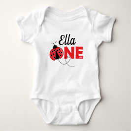 Schattige lieveheersbeestje ontwerp bodysuit voor 