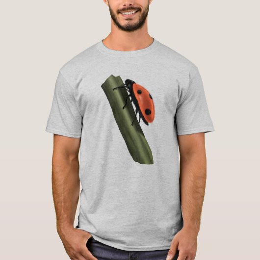Schattige lieveheersbeestje op een boompje t-shirt (Voorkant)
