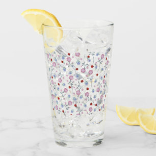 Schattige lieveheersbeestje polka dot Daisy Flower Glas