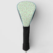 Schattige lieveheersbeestje polka dot Daisy Flower Golfheadcover (Voorkant)