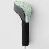 Schattige lieveheersbeestje polka dot Daisy Flower Golfheadcover (Schuin)