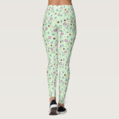 Schattige lieveheersbeestje polka dot Daisy Flower Leggings (Achterkant)