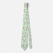 Schattige lieveheersbeestje polka dot Daisy Flower Stropdas (Voorkant)