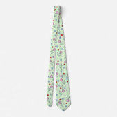 Schattige lieveheersbeestje polka dot Daisy Flower Stropdas (Achterkant)