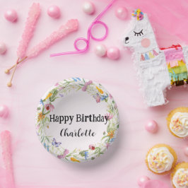 Schattige lieveheersbeestje vlinder madeliefje blo papieren kommen