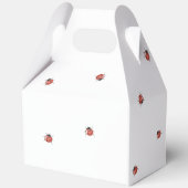 Schattige lieveheersbeestjes Baby shower Bedankdoosjes (Achterkant)