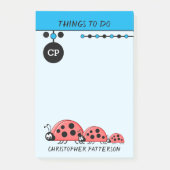 Schattige lieveheersbeestjes dingen om te doen naa post-it® notes (Voorkant)