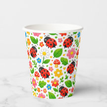 Schattige Lieveheersbeestjes en Bloemen voor Kinde