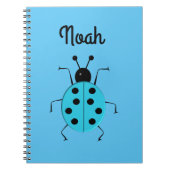 schattige lieveheersbeestjes, gepersonaliseerd not notitieboek (Voorkant)