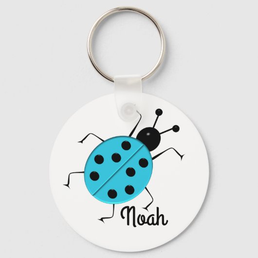 schattige lieveheersbeestjes, gepersonaliseerd sleutelhanger (Voorkant)
