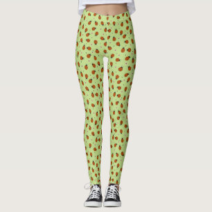Schattige lieveheersbeestjes Paaspatroon op lichtg Leggings