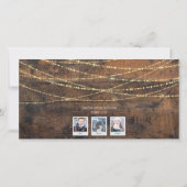 Schattige Lighten Up Kerstvakantie 3 Fotokaart (Achterkant)