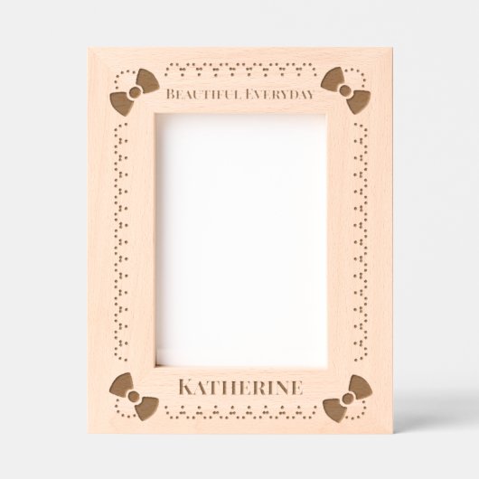 Schattige lint gegraveerde lijstjes (Voorkant)