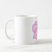 Schattige lint koffiemok (Links)
