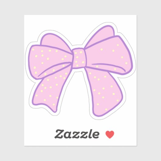 Schattige lint sticker (Vel)