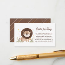 Schattige Lion Baby shower brullende boeken voor B