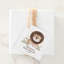Schattige Lion Baby shower brult van opwinding