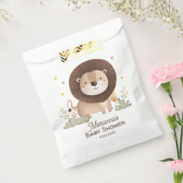 Schattige Lion Baby shower brult van opwinding Bedankzakje