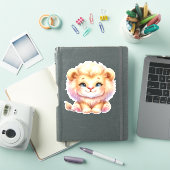 Schattige! Lion Custom Cut Scrapbooking Sticker (iPad Cover)