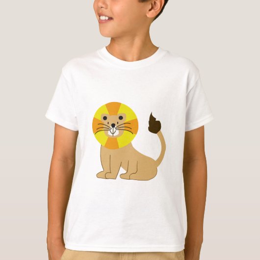 Schattige Lion is mijn vriend T-shirt (Voorkant)