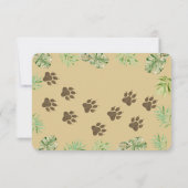 Schattige Lion King Baby shower Dank je wel kaart (Achterkant)