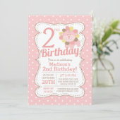 Schattige Lion Oerwoud Safari Meisjes Verjaardagsu Kaart (Staand voorkant)