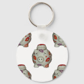 Schattige Lippenstift Biggetje Sleutelhanger (Voorkant)