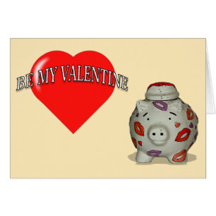 Schattige lipstick Pig