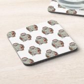 Schattige lipstick Pig Drankjes Onderzetter (Linkerzijde)