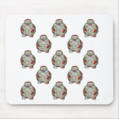 Schattige lipstick Pig Muismat (Voorkant)