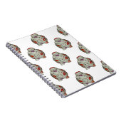 Schattige lipstick Pig Notitieboek (Rechterzijde)