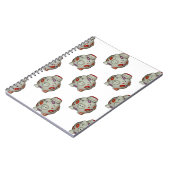 Schattige lipstick Pig Notitieboek (Linkerzijde)