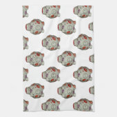 Schattige lipstick Pig Theedoek (Verticaal)