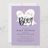 Schattige Little Boo Baby shower Kaart (Voorkant)