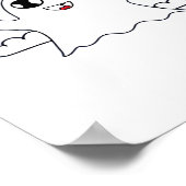 Schattige Little Boo Creatieve Stijl Poster (Hoek)