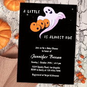 Schattige Little Boo Ghost Halloween Baby shower Kaart