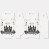 Schattige Little Boo Ghost House Baby shower Bedankdoosjes (Ongevouwen)