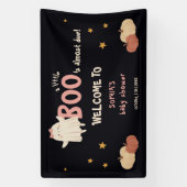 Schattige Little Boo Girl Halloween Baby shower We Spandoek (Verticaal)