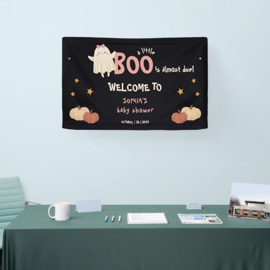 Schattige Little Boo Girl Halloween Baby shower We Spandoek (Beurs)