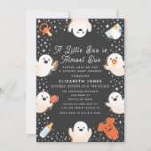 Schattige Little Boo Halloween Ghost Baby shower Kaart (Voorkant)