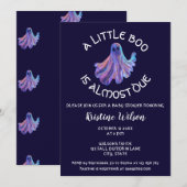 Schattige Little Boo is bijna te wijten aan Baby s Kaart (Voorkant / Achterkant)