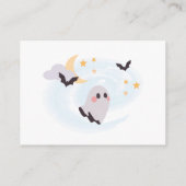 Schattige Little Boo Luier Raffle Informatiekaartje (Achterkant)