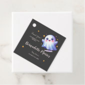 Schattige Little Boo-tiful Baby shower Bedankjes Labels (In situ)