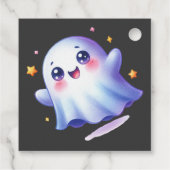 Schattige Little Boo-tiful Baby shower Bedankjes Labels (Achterkant)