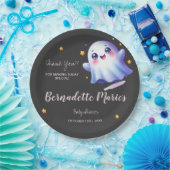Schattige Little Boo-tiful Halloween Baby shower Papieren Bordje (Feest)