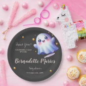 Schattige Little Boo-tiful Halloween Baby shower Papieren Bordje (Feest)