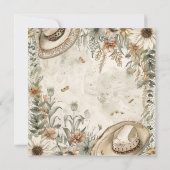 Schattige Little Charro Baby shower Kaart (Achterkant)