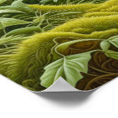 Schattige Little Chihuahua Zittend in de Bossen Poster (Hoek)