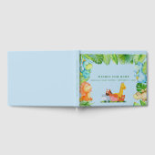 Schattige Little Dino Baby shower Gastenboek (Volledig)