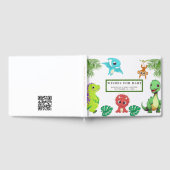 Schattige Little Dino Baby shower Gastenboek (Volledig)